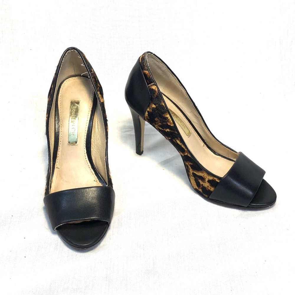 Louise et Cie Leopard Print Heels || Size 4M 34
